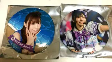 영화 Aqours documentary 캔뱃지 스즈키 아이나 2개 세트