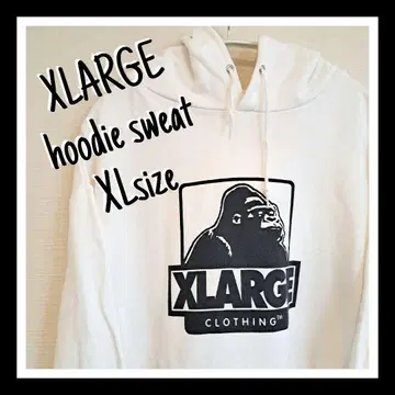 XLARGE 후디 화이트 XL 사이즈 후드티