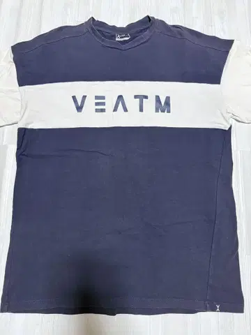 VEATM 바이컬러 프린트 T셔츠 ( S )
