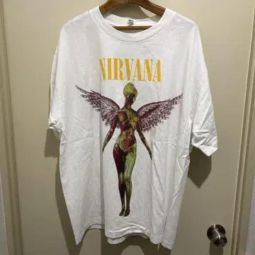 NIRVANA 프릭스스토어 복각 T셔츠 XL 사이즈 중고품