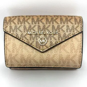 MICHAEL KORS 3단 폴더형 지갑 핑크