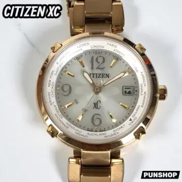 CITIZEN XC 크로스시 여성용 손목시계 H240 에코드라이브 전파