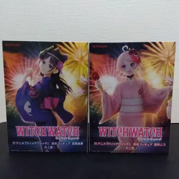 2체 세트 WITCHWATCH 유카타 피규어 미야오 오토무 와카츠키 니코