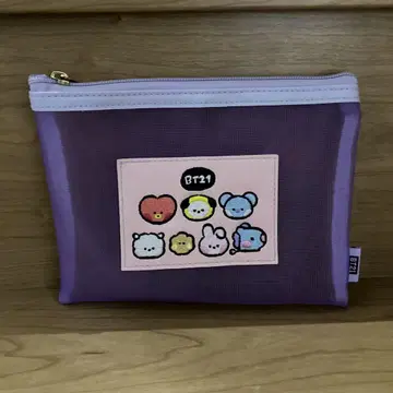 BT21 메쉬 플랫 파우치