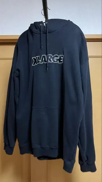 XLARGE 블랙 후드티 L 사이즈
