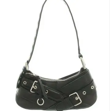 ZARA 스터드 장식 블랙 숄더백