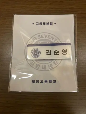 SEVENTEEN 호시 GOING SEVENTEEN 네임택
