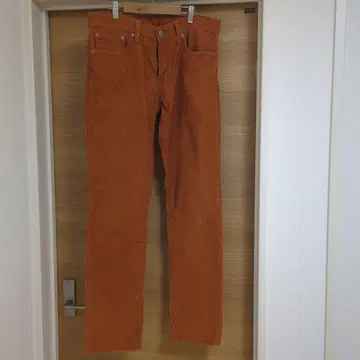 LEVIS 코듀로이 오렌지 팬츠