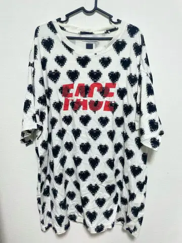 FACETASM 파세타즘 하트 무늬 T셔츠