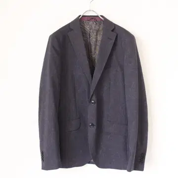[ 새상품급 ] ETRO 페이즐리 테일러드 자켓 48 울 스트레치