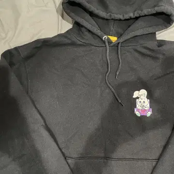 XLARGE x #FR2 콜라보 후드티 블랙 XL 빅 실루엣 토끼
