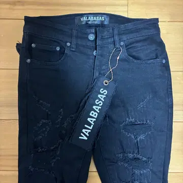 VALABASAS 블랙 데님 28 사이즈