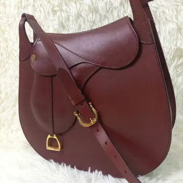 [새상품급] SOMES SADDLE 드레사주 원 숄더백 보르도