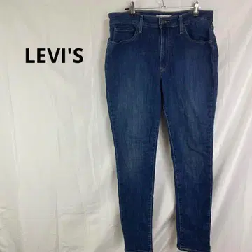 리바이스 스트레이트 팬츠 인디고 블루 [ W33 L30 ]