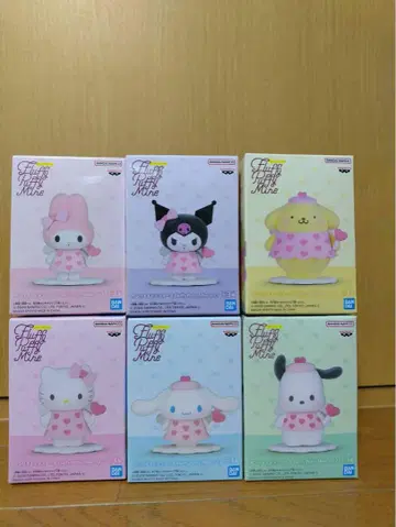 산리오 Fluffy Puffy Mine vol.1 vol.2 6종 세트