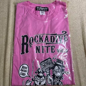 THE MODS ROCK A DIVE NITE VOL.6 핑크 T셔츠