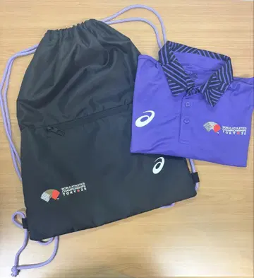 세계 육상 피케 셔츠 냅색
