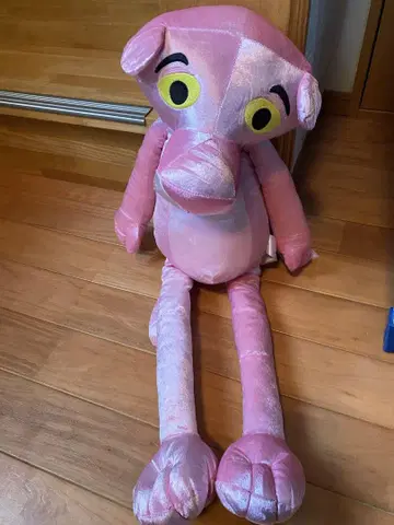 핑크 팬서 봉제 인형 약 70cm