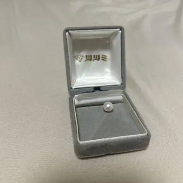 진주 펄 골드 넥타이핀