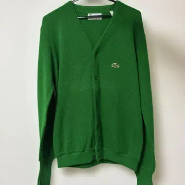 Lacoste 그린 V넥 가디건