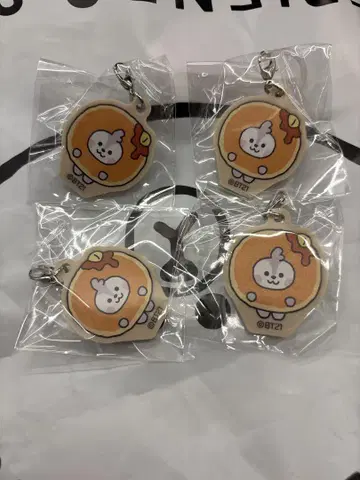 BT21 MANG 빵 메지루시 참 4개 세트