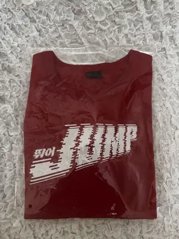 BLACKPINK JUMPT 셔츠 M 사이즈 빨간색
