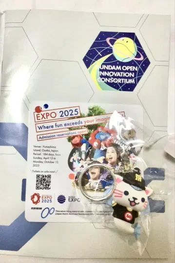EXPO 2025 싱가포르 한신 콜라보 키링 미개봉 덤 포함