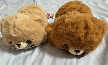 푹신푹신 곰돌이 헤어핀 클립 타이토 한정판