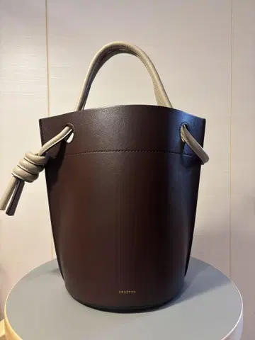 올세토 ORSETTO 다크 브라운 버킷형 핸드백