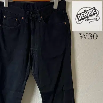 DENIME 코듀로이 팬츠/30/블랙