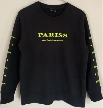 PARISS 맨투맨 블랙 사이즈 S