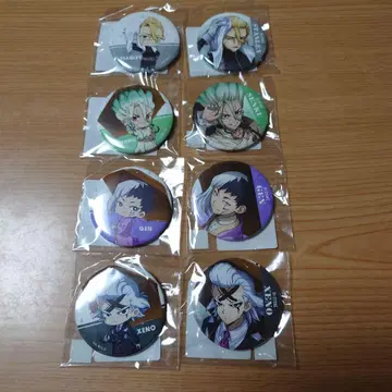 DrSTONE 캔 배지 8개 세트