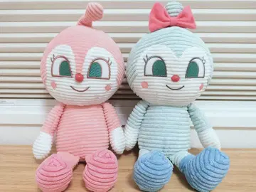 짤랑이 코킨쨩 코듀로이 봉제 인형 호빵맨 뮤지엄