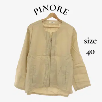 PINORE 피노레 노카라 자켓 베이지 여성용 40 가을