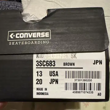 CONVERSE 스케이트보드용 스니커즈 20 JAP