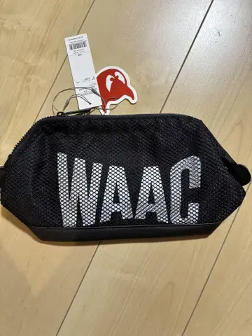 미사용 새상품 WAAC 메쉬 파우치 블랙 와 골프