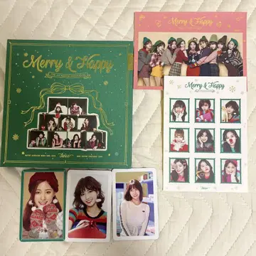 TWICE Merry&Happy 앨범 세트 모모 쯔위