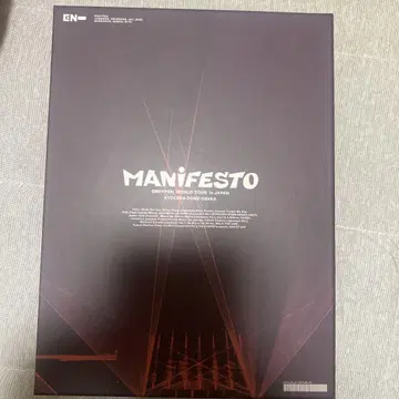 enhypen manifesto DVD Blu-ray 초회 한정판