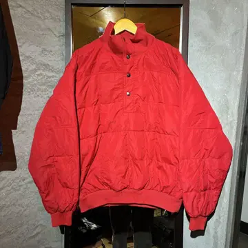 80s eddie bauer 구스 다운 pullover jacket
