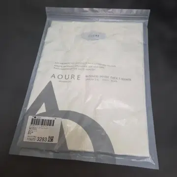 AOURE 비즈니스 이너 T셔츠 1장만 화이트