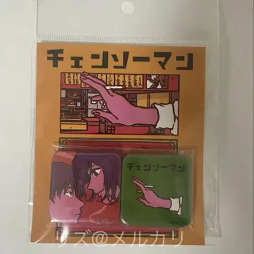 체인소 맨 플라자 하야카와 아키 히메노 캔뱃지 하라다 치아키 콜라보