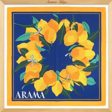 실크 스카프 ARAMA 레몬 스카프