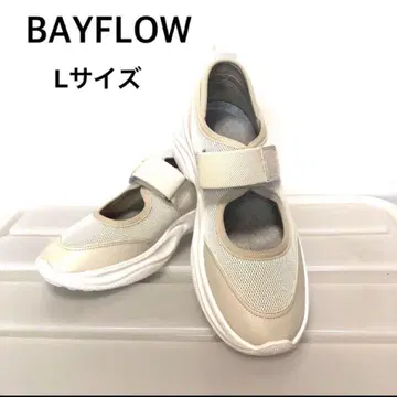 BAY FLOW 여성용 스니커즈 벨트 메쉬 통굽 L 사이즈
