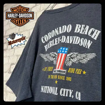 [ 레어 ] 할리데이비슨 T셔츠 양면 프린트 XXL