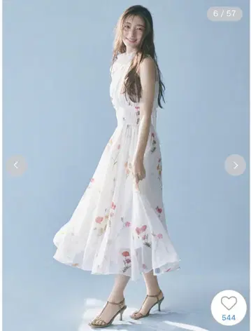 [ 새상품급 ] 백리본 쉬폰 원피스 snidel 스나이델