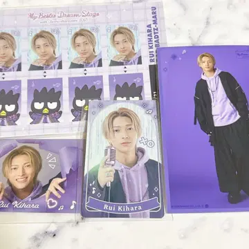 산리오 키하라 루이 카드 브로마이드 스티커