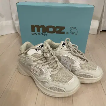 moz 스니커즈 MOZ-24150 22.5cm 화이트