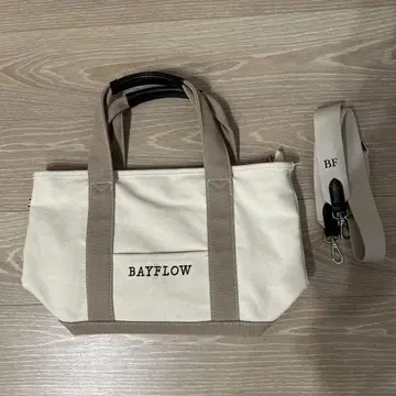 BAYFLOW 토트백 크림 베이지