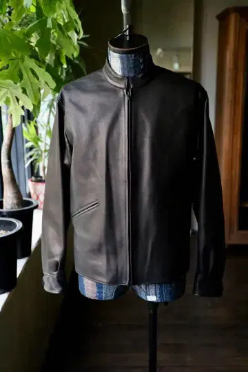 blurhms Lamb Leather Zip Short Jacket 2