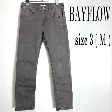 BAYFLOW 베이플로우 데미지 가공 스키니 데님 청바지 그레이 3